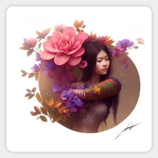 flower girl Sticker